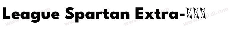League Spartan Extra字体转换